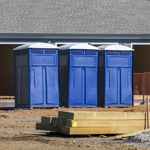 what is the maximum capacity for a single portable toilet in Mount Healthy Heights OH